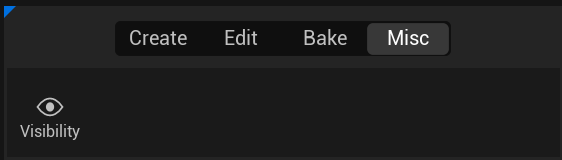 The Misc category tile in the Meta Road mode panel